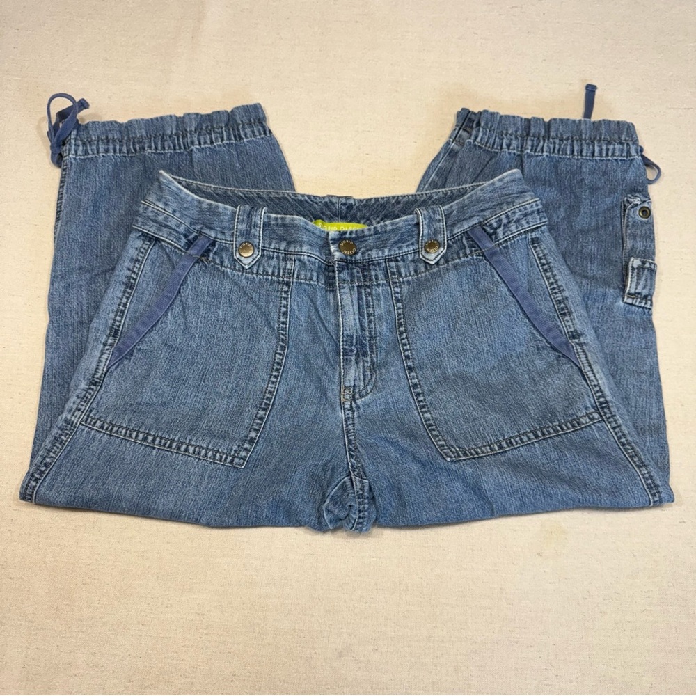 Sigrid Olsen Blue Relaxed Capri Jeans with Classic Style - Size 4